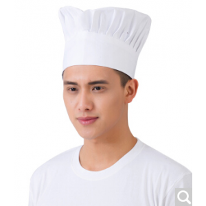 耐典 男女厨师帽酒店餐厅后厨房工作帽 ND-LYDS8364-8367 8366 白色