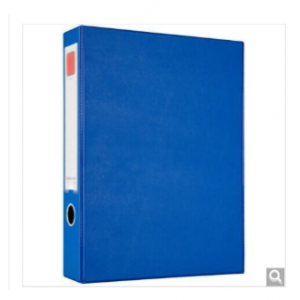 齐心(Comix) 档案盒A4 文件盒55mm 磁扣式资料盒(带压纸夹) 蓝色 办公文具 A1236