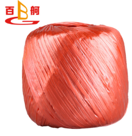 百舸 全新料打包绳透明塑料绳草球红色捆扎绳捆绑绳包装绳尼龙绳加厚耐磨 红色